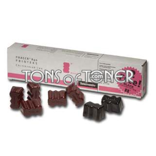 Tektronix 016-1606-00 Genuine Magenta & Black Solid Ink Sticks
