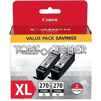 Canon 0319C005 Genuine Double Pack Pigment Black Ink Cartridge
