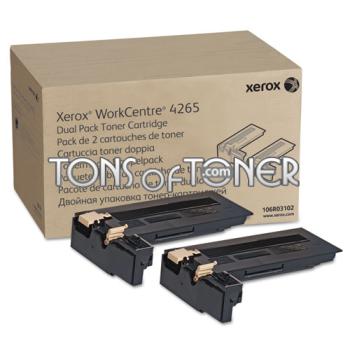 Xerox 106R03102 Genuine Double Pack Black Toner
