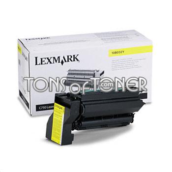 Lexmark 10B032Y Genuine HY Yellow Toner
