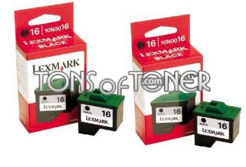 Lexmark 10N0138 Genuine Double Pack Black Ink Cartridge
