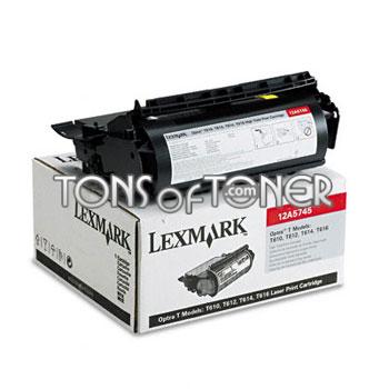 Lexmark 12A5745 Genuine Black Toner

