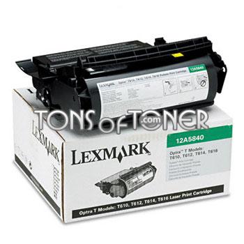 Lexmark 12A5840 Genuine Black Toner
