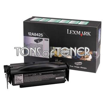 Lexmark 12A8425 Genuine Black Toner

