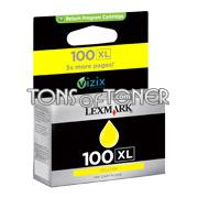 Lexmark 14N1071 Genuine High Yield Yellow Ink Cartridge
