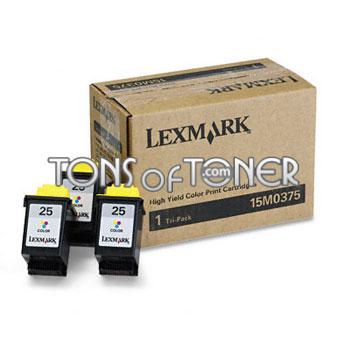 Lexmark 15M0375 Genuine 3 Pack High Yield Color Ink Cartridge
