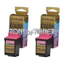 Lexmark 15M1335 Genuine Double Pack Tri-Color Ink Cartridge

