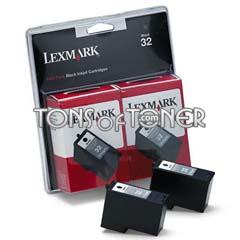 Lexmark 18C0533 Genuine Double Pack Black Ink Cartridge
