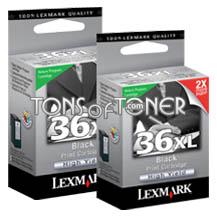 Lexmark 18C2230 Genuine Double Pack Black Ink Cartridge
