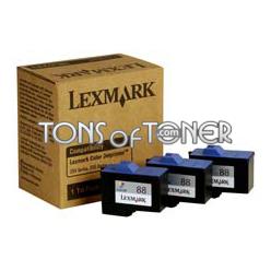 Lexmark 18L0233 Genuine Tri-Pack of Color Ink Cartridge
