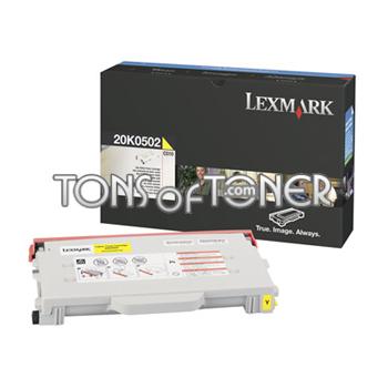Lexmark 20K0502 Genuine Yellow Toner
