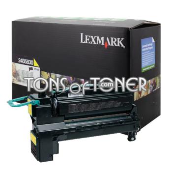 Lexmark 24B5830 Genuine Extra HY Yellow Toner
