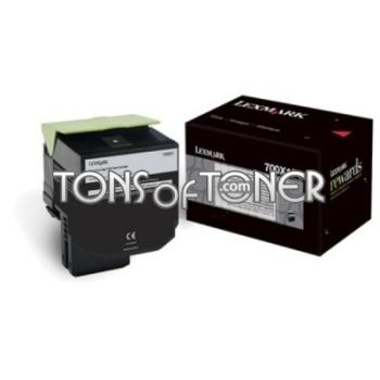 Lexmark 70C0X10 Genuine Extra HY Black Toner

