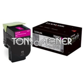 Lexmark 70C0X30 Genuine Extra HY Magenta Toner
