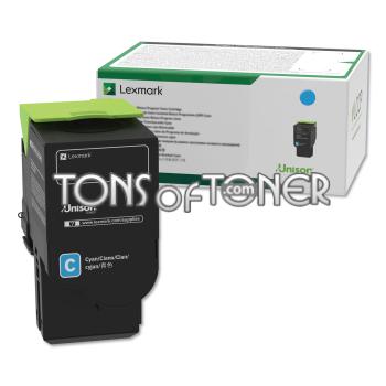 Lexmark 78C1UC0 Genuine Ultra HY Cyan Toner
