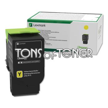 Lexmark 78C1XY0 Genuine Extra HY Yellow Toner
