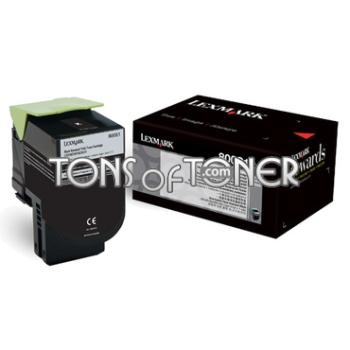 Lexmark 80C0S10 Genuine Standard Black Toner
