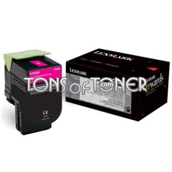 Lexmark 80C0S30 Genuine Standard Magenta Toner

