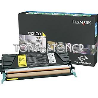 Lexmark C5340YX Genuine Extra HY Yellow Toner
