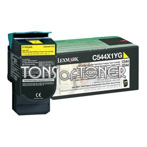 Lexmark C544X1YG Genuine Extra HY Yellow Toner

