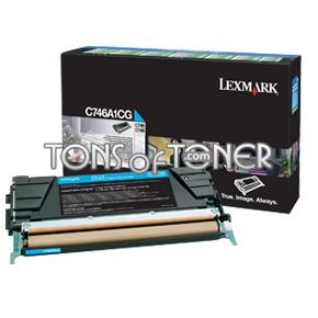 Lexmark C746A1CG Genuine Standard Cyan Toner
