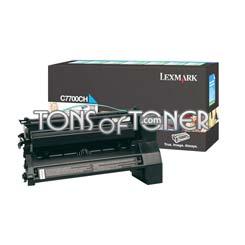 Lexmark C7700CH Genuine HY Cyan Toner
