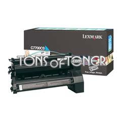 Lexmark C7700CS Genuine Cyan Toner
