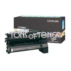 Lexmark C7700KH Genuine HY Black Toner

