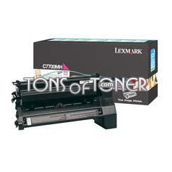 Lexmark C7700MH Genuine HY Magenta Toner
