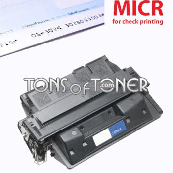 anker Hold sammen med hulkende Hewlett Packard Laserjet 4100 Mfp (c9148a) Black MICR Toner #C8061X-MICR