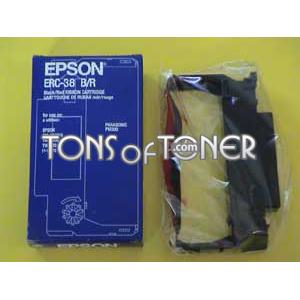 Epson ERC-38BR Compatible Black and Red Ribbon
