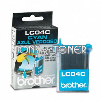 Brother LC04C Genuine Cyan Ink Cartridge
