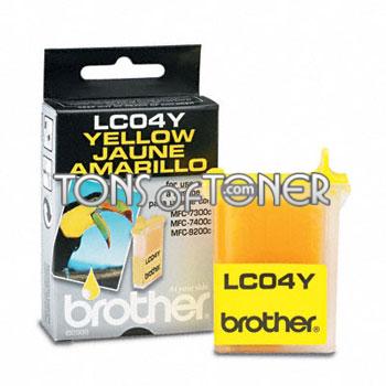 Brother LC04Y Genuine Yellow Ink Cartridge
