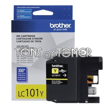Brother LC101Y Genuine Yellow Ink Cartridge
