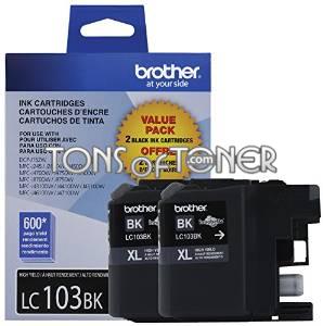 Brother LC1032PKS Genuine Black Double Pack Ink Cartridge
