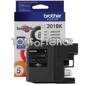Brother LC201BK Genuine Black Ink Cartridge

