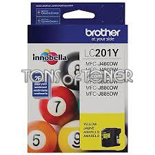 Brother LC201Y Genuine Yellow Ink Cartridge
