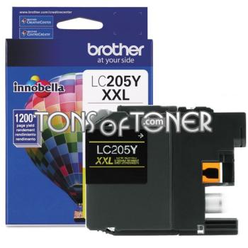 Brother LC205Y Genuine Yellow Ink Cartridge
