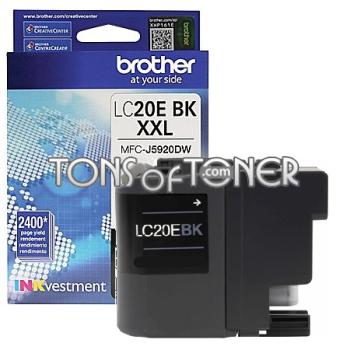 Brother LC20EBK Genuine Black Ink Cartridge
