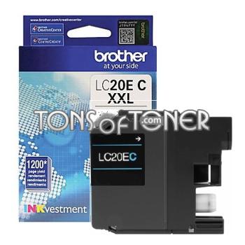 Brother LC20EC Genuine Cyan Ink Cartridge
