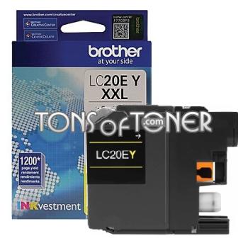 Brother LC20EY Genuine Yellow Ink Cartridge
