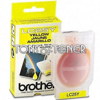 Brother LC25Y Genuine Yellow Ink Cartridge

