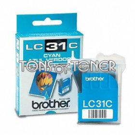 Brother LC31C Genuine Cyan Ink Cartridge

