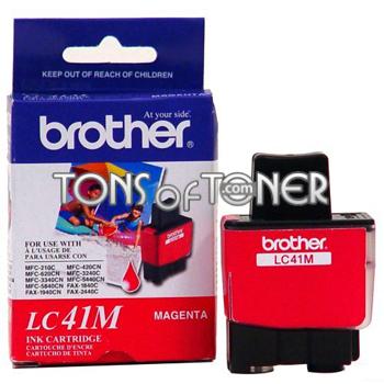 Brother LC41M Genuine Magenta Ink Cartridge
