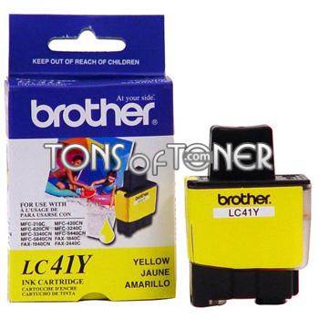 Brother LC41Y Genuine Yellow Ink Cartridge
