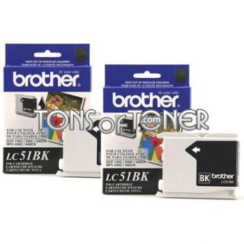 Brother LC512PKS Genuine Black Double Pack Ink Cartridge
