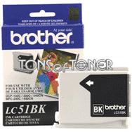 Brother LC51BK Genuine Black Ink Cartridge
