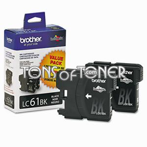 Brother LC612PKS Genuine Black Double Pack Ink Cartridge
