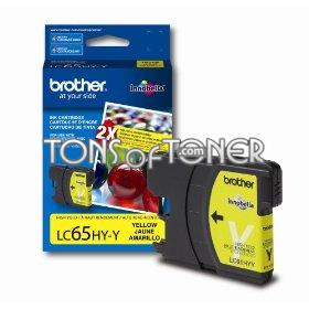 Brother LC65HYY Genuine Yellow Ink Cartridge
