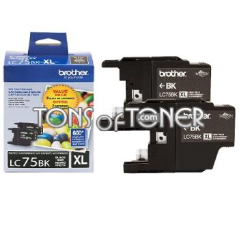 Brother LC752PKS Genuine Black Double Pack Ink Cartridge
